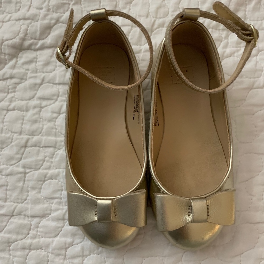 Janie and Jack gold shoes